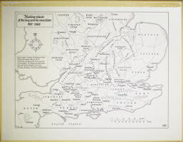 Map, 'Meeting-places of the king and his councillors 900-1066'