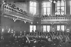 Print of Theodore Roosevelt at the Union after a photograph by J. Palmer Clarke