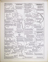 Maps of Viking activity during the reign of King Æthelred the Unready, maps V-VIII