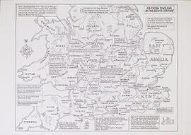 Master copies of Anglo-Saxon maps for photocopying to A3 and A4