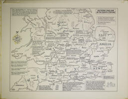 Map, 'Southern England in the eighth century'