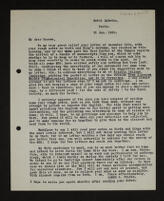 Copy letter from J. G. Frazer to John Roscoe