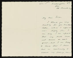 Letter from Edward Westermarck to Frazer