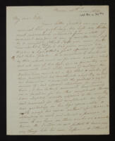 Letter from an unidentified person to [Francis Ellis?]