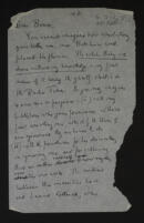 Letter from E. M. Forster to Elizabeth Trevelyan