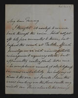 Letter from Robert Leslie Ellis to Lady Affleck