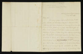 Letter from John Leycester Adolphus to Thomas Kidd