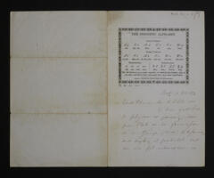 Letter from Sir Isaac Pitman to Robert Leslie Ellis