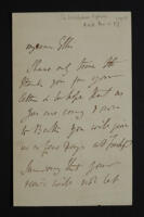 Letter from Sir William F. P. Napier to Robert Leslie Ellis