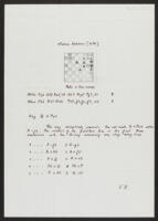 Letters from Vladimir Nabokov to R. G. C. McVittie, with chess problem to be published in the Trinity Review