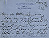 Letter-card from Lydia Keynes to F. W. Pethick-Lawrence