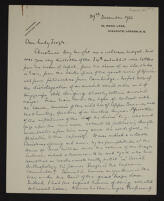 Letter from T. C. Hodson to Lady Frazer