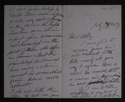 Letter from Thomas Burt to Dorothy Tennant