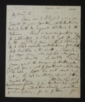 Letter from Spencer Compton, 2nd Marquess of Northampton, to Richard Monckton Milnes