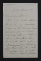 Letter from Henrietta Pemberton