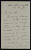 Letter from W. T. Malleson to John Stuart Mill