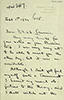 Letter from Laurence Housman to F. W. Pethick-Lawrence