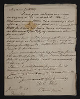 Letter from Robert Leslie Ellis to Francis Ellis