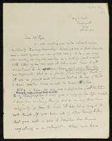 Letter from Thomas Cropper Macaulay to Mr [Christopher Hamilton?] Fyfe