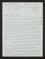 Letter from Edith Russell to Elizabeth Trevelyan