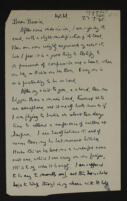 Letter from E. M. Forster to Elizabeth Trevelyan