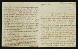 Letter from Sir Horace Mann, 1st Baronet, to [?] John Hinchcliffe, Master of Trinity