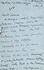 Letter from Louisa Garrett Anderson to F. W. Pethick-Lawrence