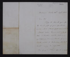 Letter from Elizabeth Caroline Hamilton Gray to Richard Monckton Milnes