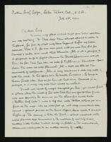 Letter from Bertrand Russell to Lucy Silcox