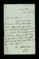 Letter from Robert Leslie Ellis