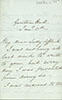 Letters from Georgiana Fowler