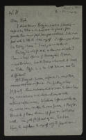 Letter from E. M. Forster to R. C. Trevelyan
