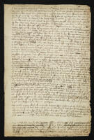 Draft of letter from Robert Hooke to [?] William Brouncker, 2nd Viscount Brouncker