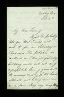 Letter from Robert Leslie Ellis