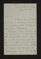 Copy of a letter from William Whewell to John Stuart Mill