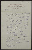 Letter from Michael Wickham to Julian Trevelyan and Ursula