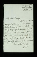 Letter from Robert Leslie Ellis