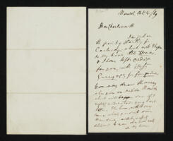 Letter from Adam Sedgwick to Edward Charlesworth