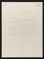 Letter from Geoffrey Thomas Bennett to W. W. Rouse Ball