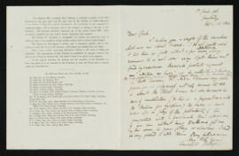 Letter from Churchill Babington to [William George?] Clark