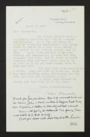 Letter from Peter Russell and Bertrand Russell to Elizabeth Trevelyan