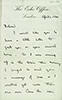 Letter from F. W. Pethick-Lawrence to Emmeline Pethick-Lawrence