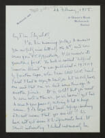 Letter from Edith Russell to Elizabeth Trevelyan