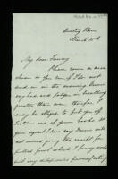 Letter from Robert Leslie Ellis