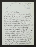 Letter from Edith Russell to Elizabeth Trevelyan