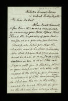 Letter from Francis Ellis to Robert L Ellis