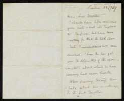 Letter from William Rose Mansfield to Richard Monckton Milnes