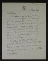 Letter from R. C. Trevelyan to Molly MacCarthy