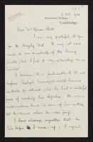 Letter from Philip Worsley Wood to W. W. Rouse Ball