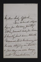 Letter from Mary Stapleton